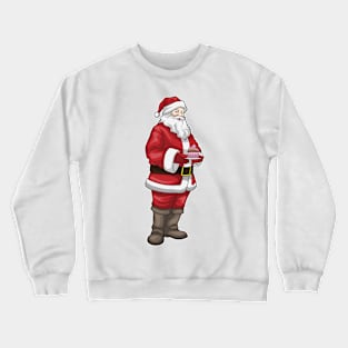 Santa Claus Christmas Cupcake Crewneck Sweatshirt